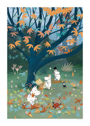 Autumn Garden in the Moominvalley Poster - Made of Sundays