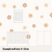 Big Boho Daisy flowers Wall Stickers - Made of Sundays