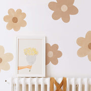 Big Boho Daisy flowers Wall Stickers - Made of Sundays