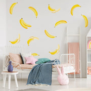 Big Bright Bananas Wall Stickers - Made of Sundays