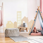 Big City Mural Wall Stickers, Boho - Made of Sundays