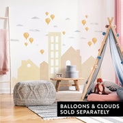 Big City Mural Wall Stickers, Boho - Made of Sundays