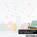 Big City Mural Wall Stickers, Pastel - Made of Sundays