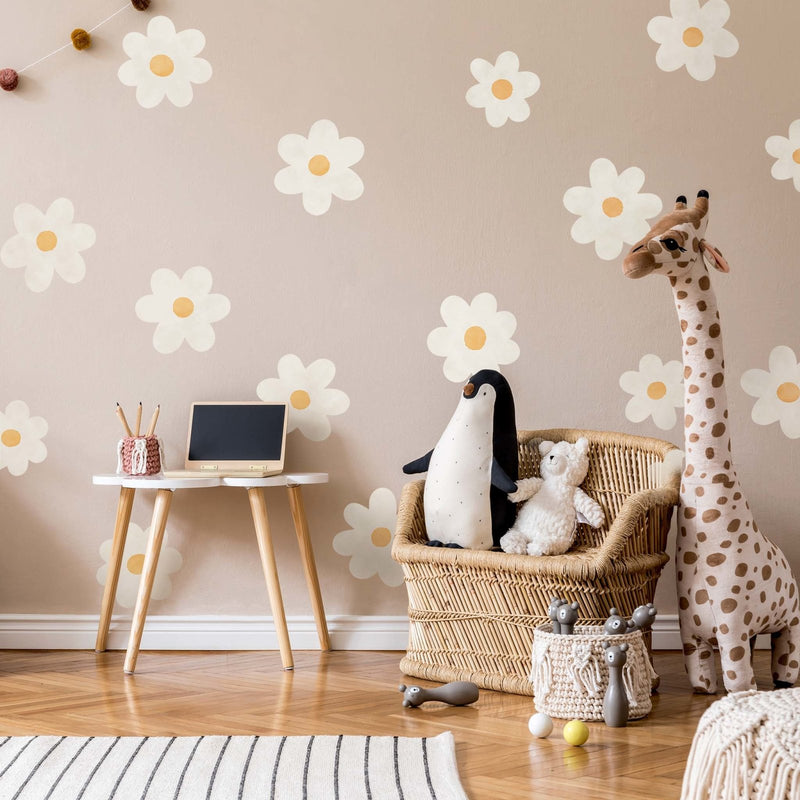 Big Daisy flowers Wall Stickers - Made of Sundays