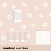 Big Daisy flowers Wall Stickers - Made of Sundays
