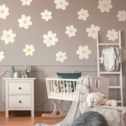 Big Daisy flowers Wall Stickers - Made of Sundays