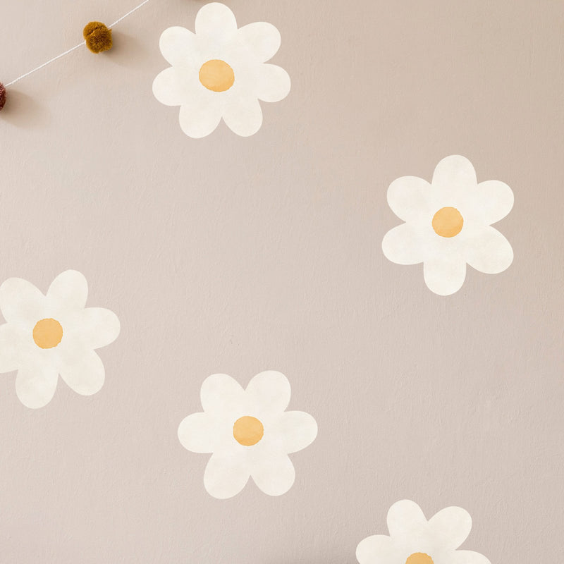 Big Daisy flowers Wall Stickers - Made of Sundays