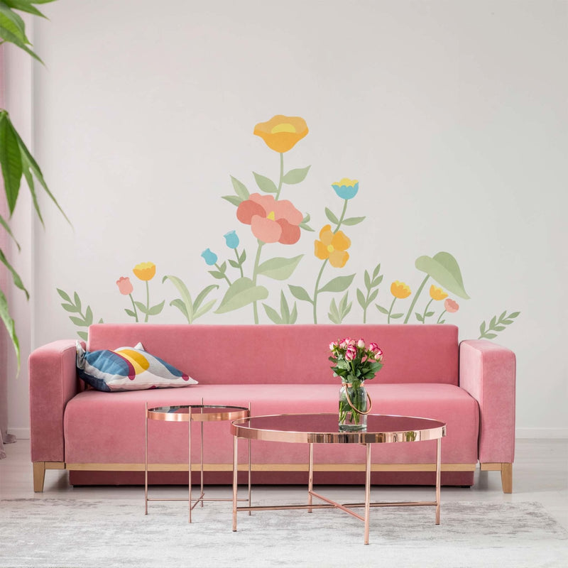 Big Floral Mural Wall Stickers - Made of Sundays