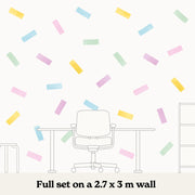 Big Pastel Sprinkles Wall Stickers - Made of Sundays