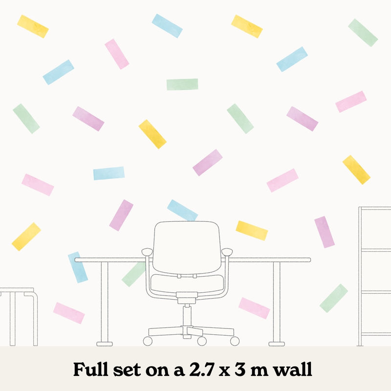 Big Pastel Sprinkles Wall Stickers - Made of Sundays
