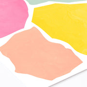 Big Terrazzo Wall Stickers, Colourful - Made of Sundays