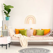Big Watercolour Rainbow wall sticker, Boho - Made of Sundays