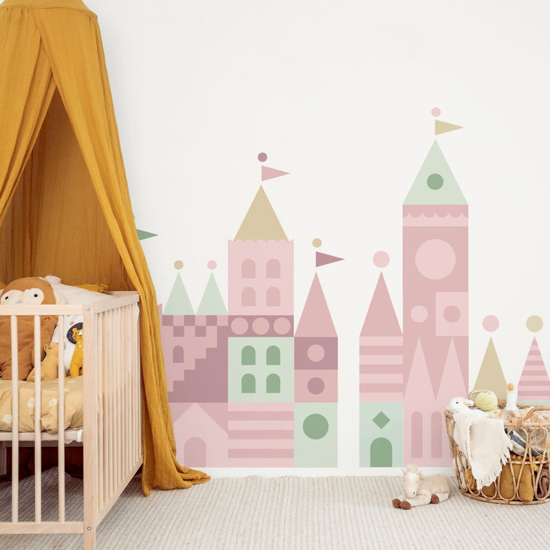Block Castle Wall Stickers - Made of Sundays
