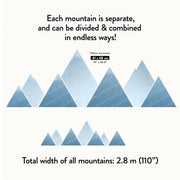 Blue Mountain Wall Stickers - Made of Sundays