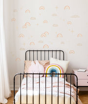 Boho Chic Rainbows Wall Stickers Theme Pack - Made of Sundays
