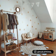 Boho Daisy flowers Wall Stickers - Made of Sundays