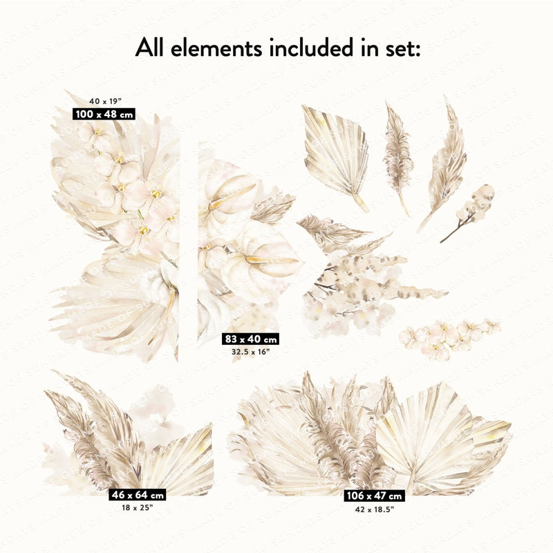 Boho Garden Wall Stickers - Made of Sundays