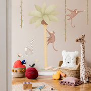 Boho Jungle Oasis Monkeys Wall Stickers - Made of Sundays