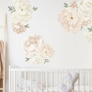 Boho Peony Floral Wall Stickers - Made of Sundays