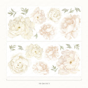 Boho Peony Floral Wall Stickers - Made of Sundays