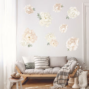 Boho Peony Floral Wall Stickers - Made of Sundays
