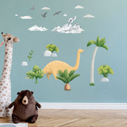 Brontosaurus Dinosaur Wall Sticker, wall decals by Made of Sundays
