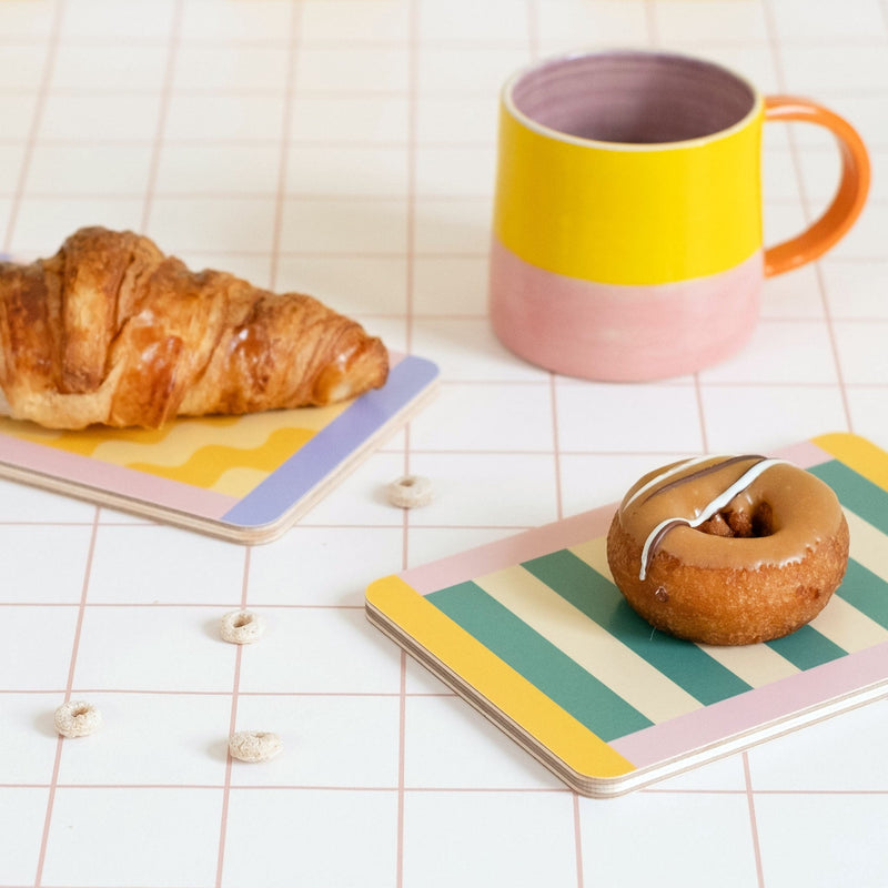 Brunch Serving Boards, Green & Yellow - Made of Sundays
