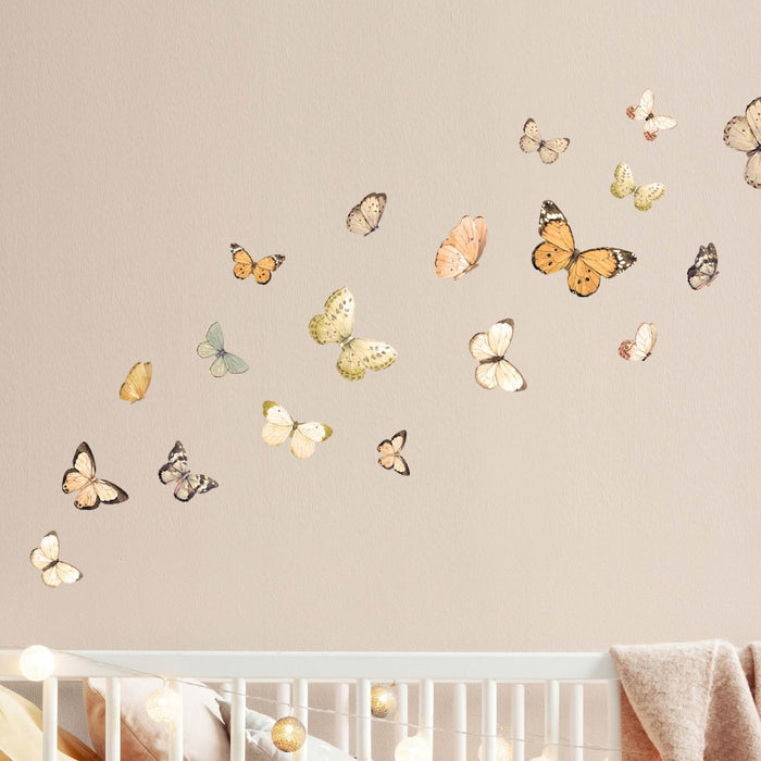 Butterflies Vintage Wall Stickers - Made of Sundays