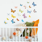Butterflies Watercolour Wall Stickers, wall decals by Made of Sundays
