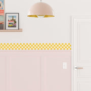 Checkerboard Wallpaper Border - Peel & Stick Wallpapers by Made of Sundays