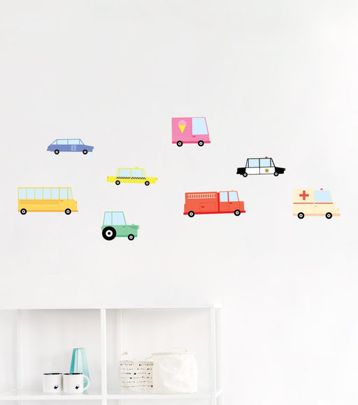 City Cars Wall Stickers, wall decals by Made of Sundays