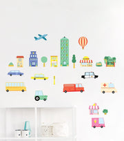 City Wall Stickers Theme Pack, wall decals by Made of Sundays