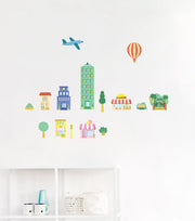 City Wall Stickers Theme Pack, wall decals by Made of Sundays