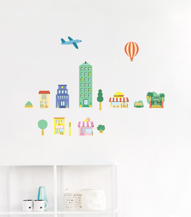 City Wall Stickers Theme Pack, wall decals by Made of Sundays