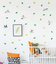 Coloful Forest Birds Wall Stickers, wall decals by Made of Sundays