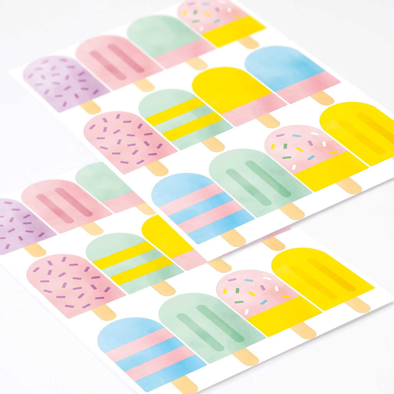 Stickers Muraux Glacière Colorés