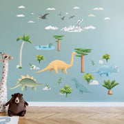 Dinosaur World Theme Pack, wall decals by Made of Sundays