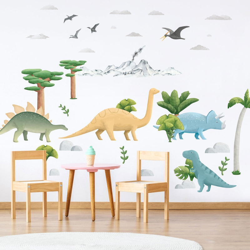 Dinosaur World Theme Pack, wall decals by Made of Sundays