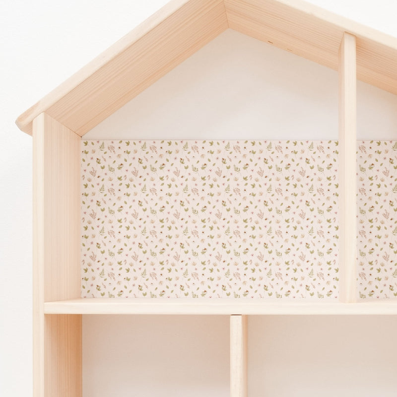 Dried Flowers Dollhouse Wallpaper - Dollhouse Wallpapers by Made of Sundays
