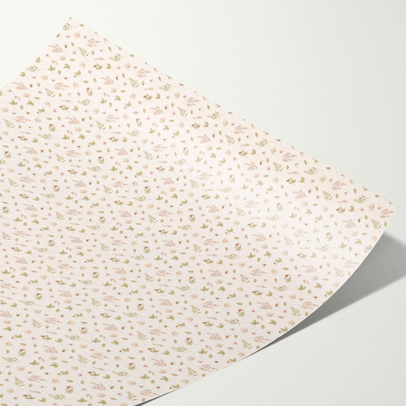 Dried Flowers Dollhouse Wallpaper - Dollhouse Wallpapers by Made of Sundays