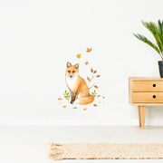 Forest Friends Fox Wall Sticker, wall decals by Made of Sundays