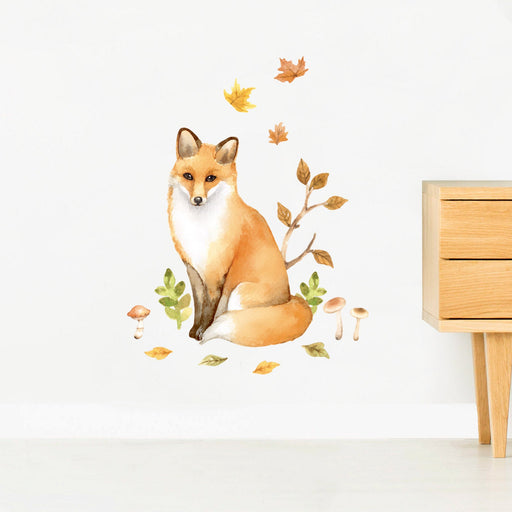 Forest Friends Fox Wall Sticker, wall decals by Made of Sundays