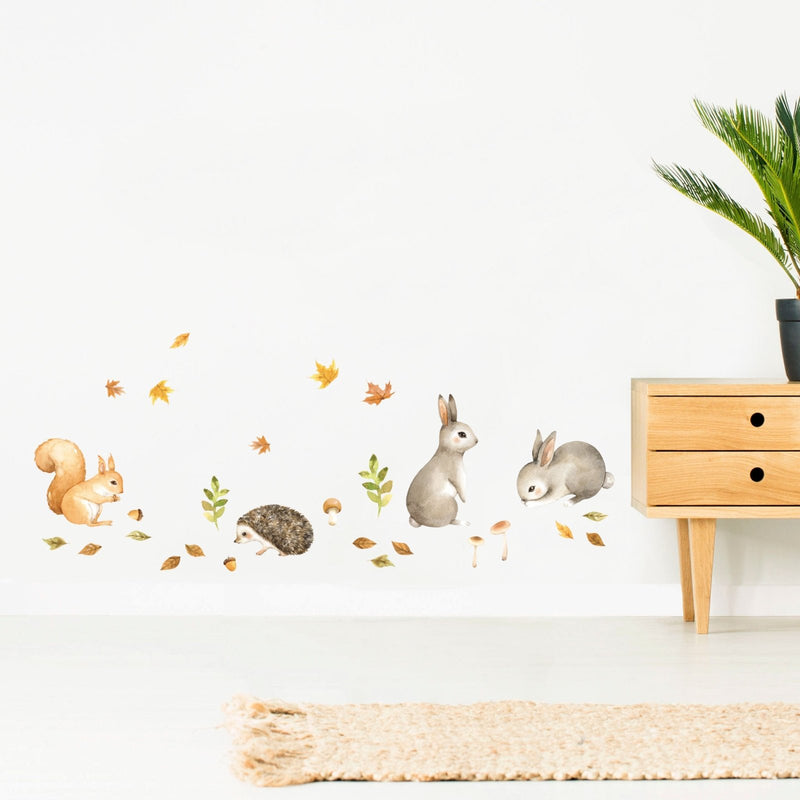 Forest Friends Small Animals Wall Stickers, wall decals by Made of Sundays