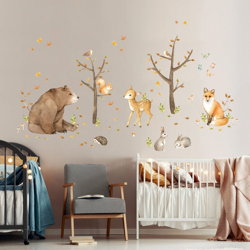 Forest Friends Theme Pack, wall decals by Made of Sundays