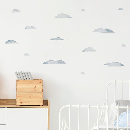 Watercolour Clouds Wall Stickers, wall decals by Made of Sundays