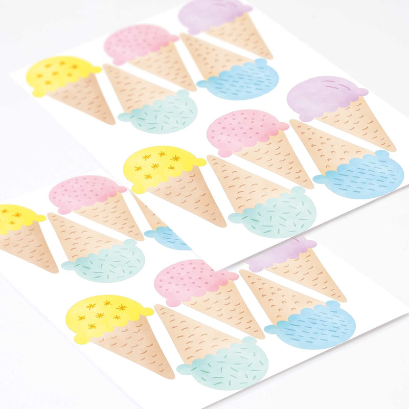 Ice Cream Cones Wall Stickers