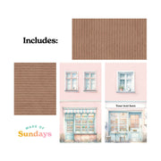 Ikea Flisat Dollhouse Cafe & Candy Shop Stickers - Made of Sundays