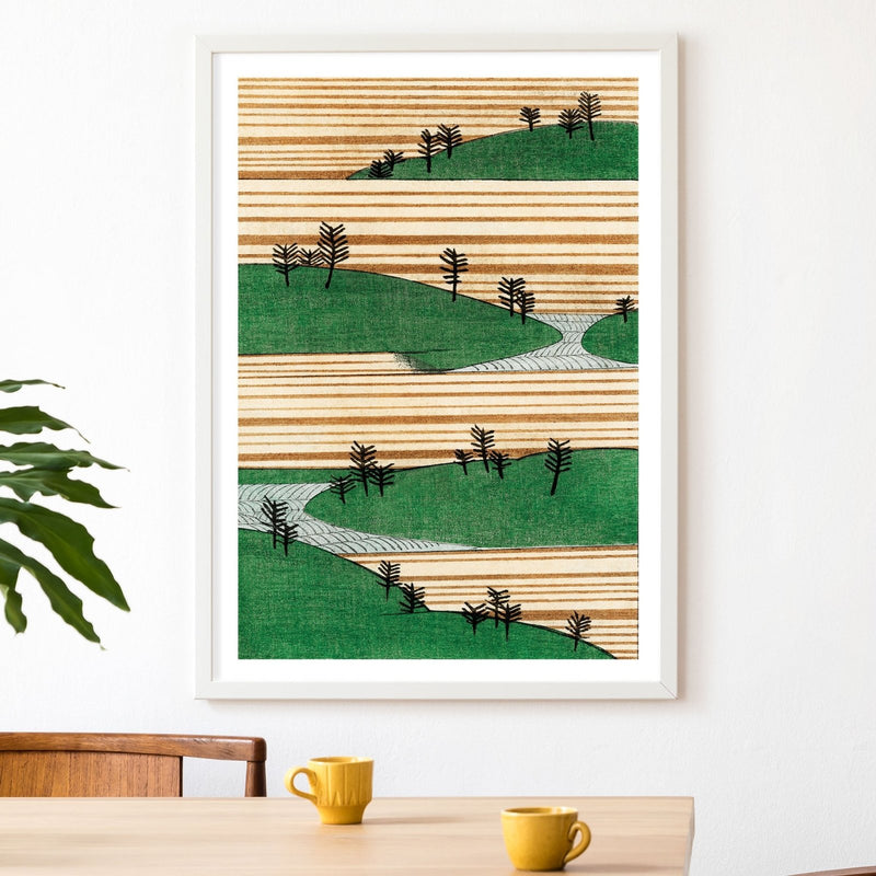 Japanese Fields, Poster - Made of Sundays