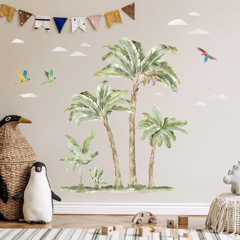 Jungle Palm Trees Wall Stickers - Made of Sundays