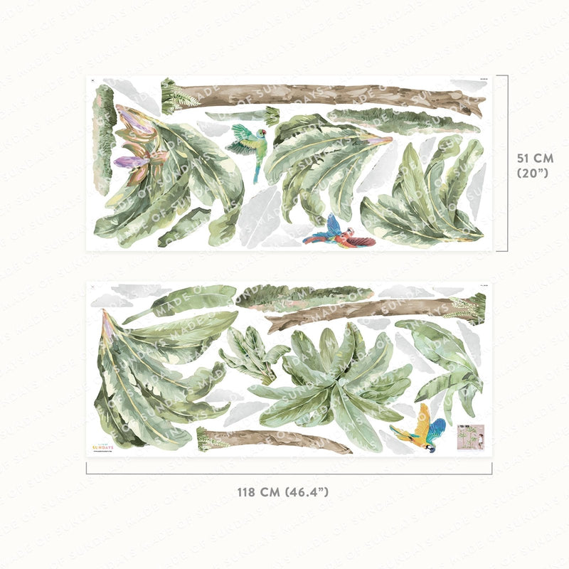 Jungle Palm Trees Wall Stickers - Made of Sundays